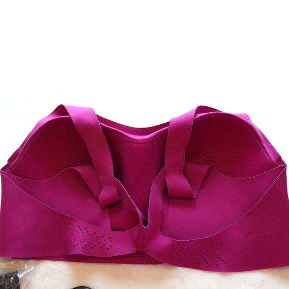 Victoria Secret Sport Seamless Max Support Bra Sz 36D Fuchsia Magenta‎ Wireless - Picture 6 of 6